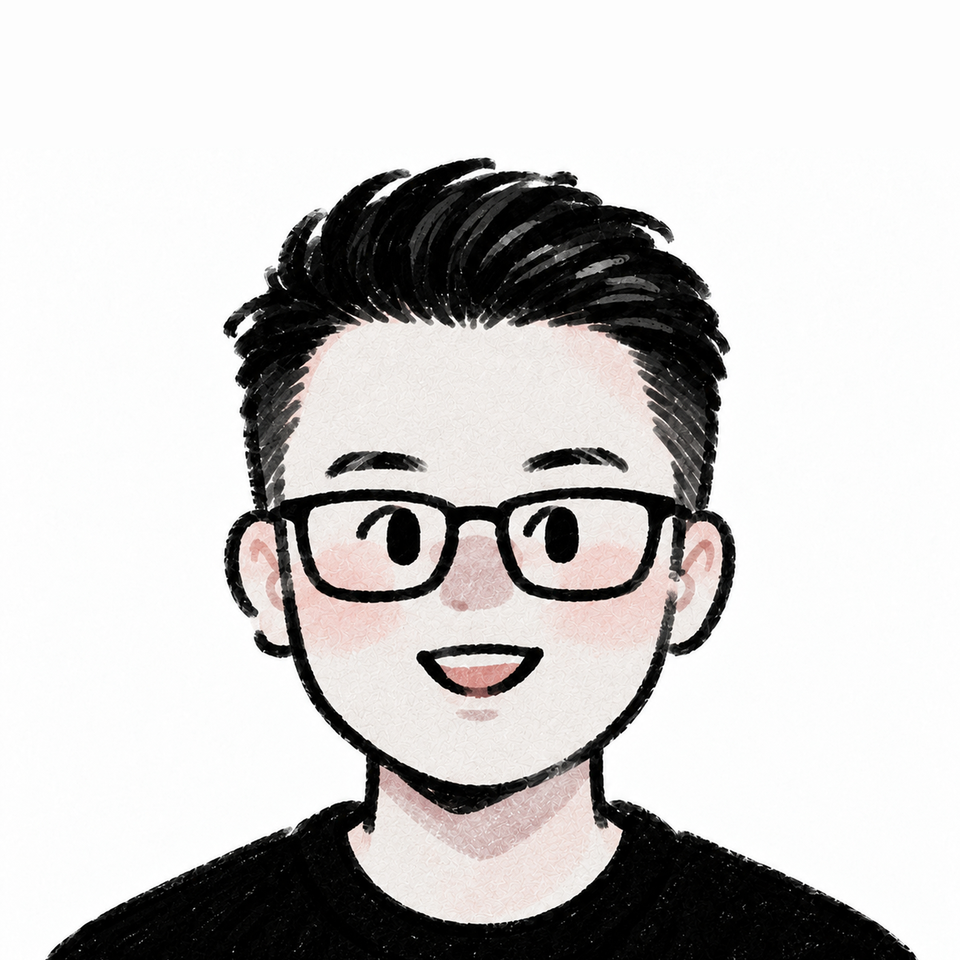 Cartoon portrait of Caven